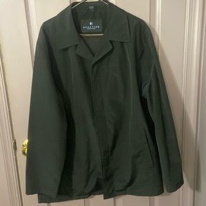 Men’s Kenneth Cole Reaction Lightweight Black water Resistant Jacket Size Large